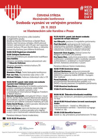 Sdílíme pozvánku na sedmý ročník mezinárodní konference o pronásledování pro víru. 